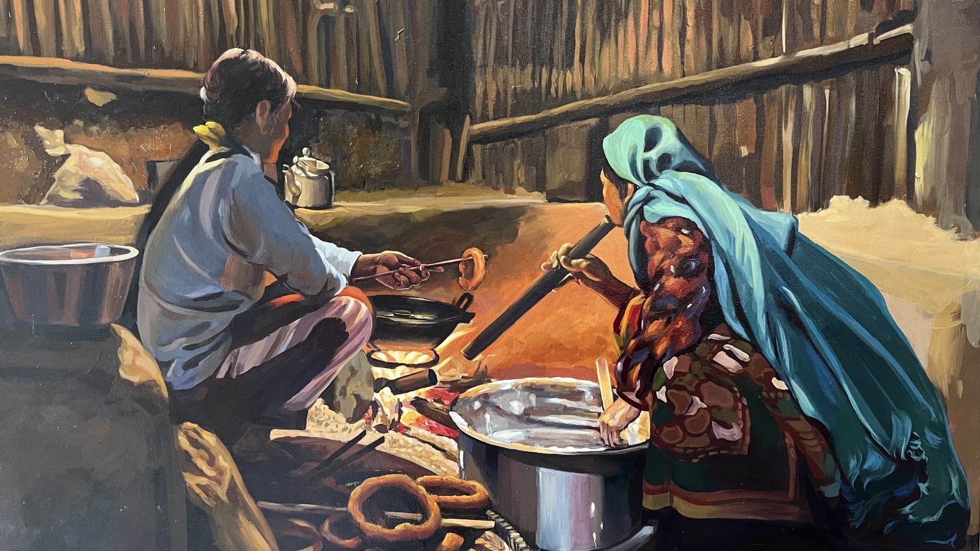 Preparation for festivities. Sel Roti, a delicacy especially prepared during Nepali festivities like Dashain and Tihar, embodies Nepalis tradition. Rotis cooked on a traditional wood-fire has its distinct authentic taste, also reflecting the country’s rural life.