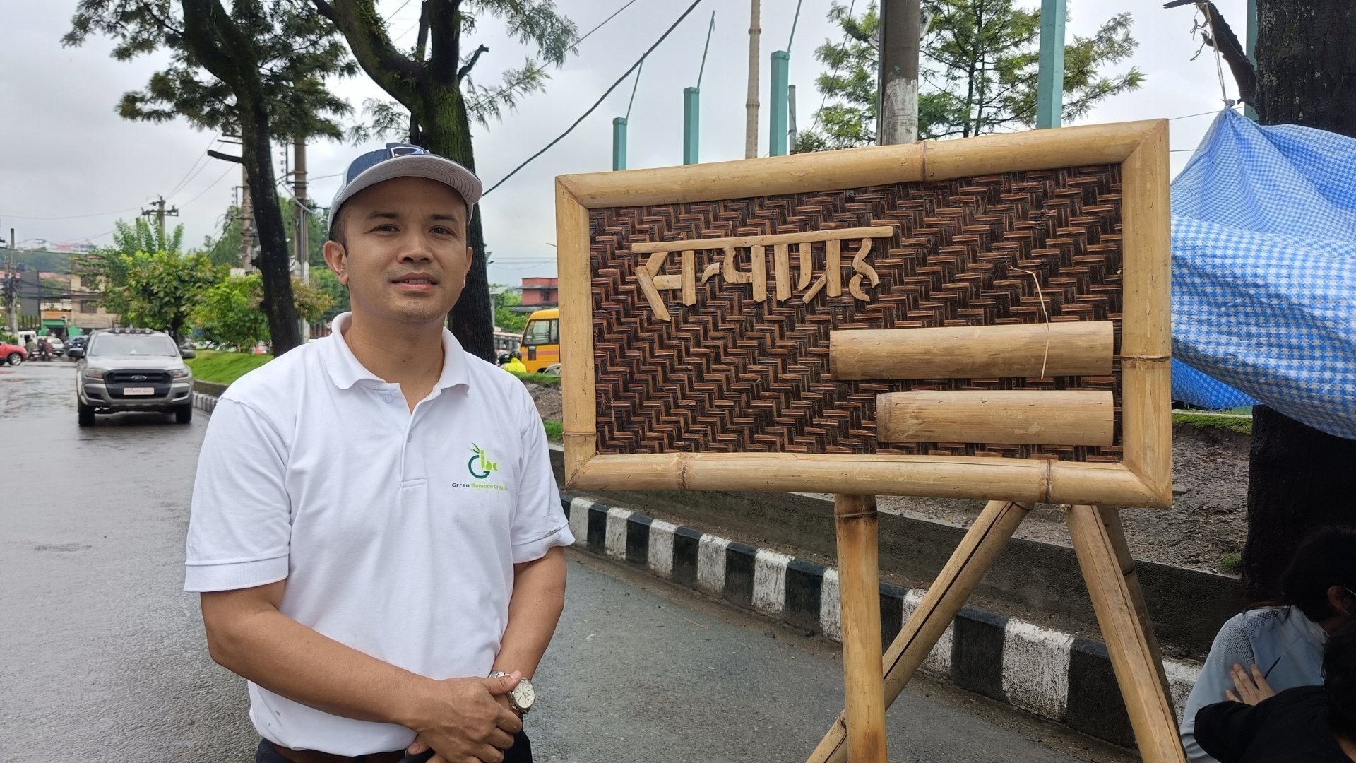 Pranav Pradhan, managing director of Green Bamboo Creation | Photo: Vivek Baranwal