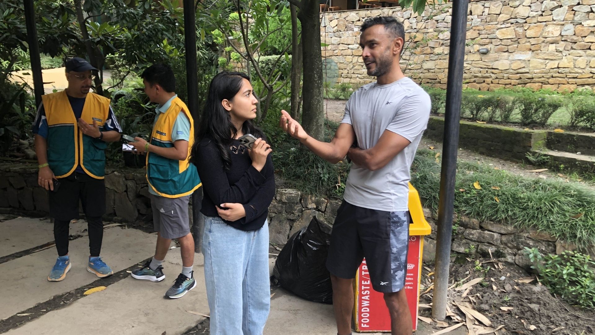 Raghavendra Mahato (Right)